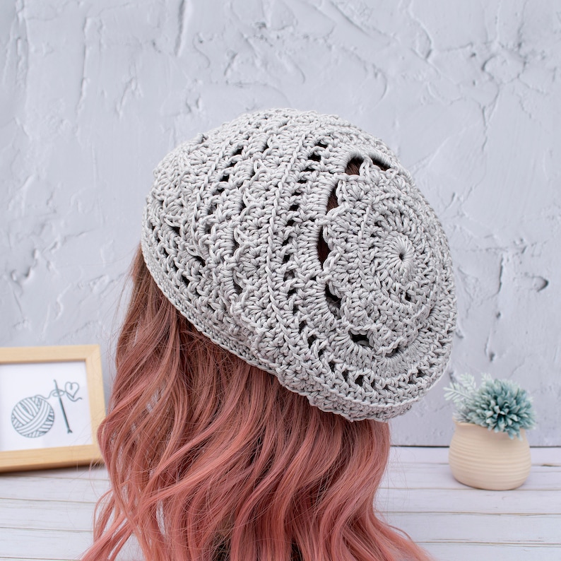 Boho Hat Crochet Pattern for Beginners, Quick and Easy Mandala Hat Crochet Pattern image 7