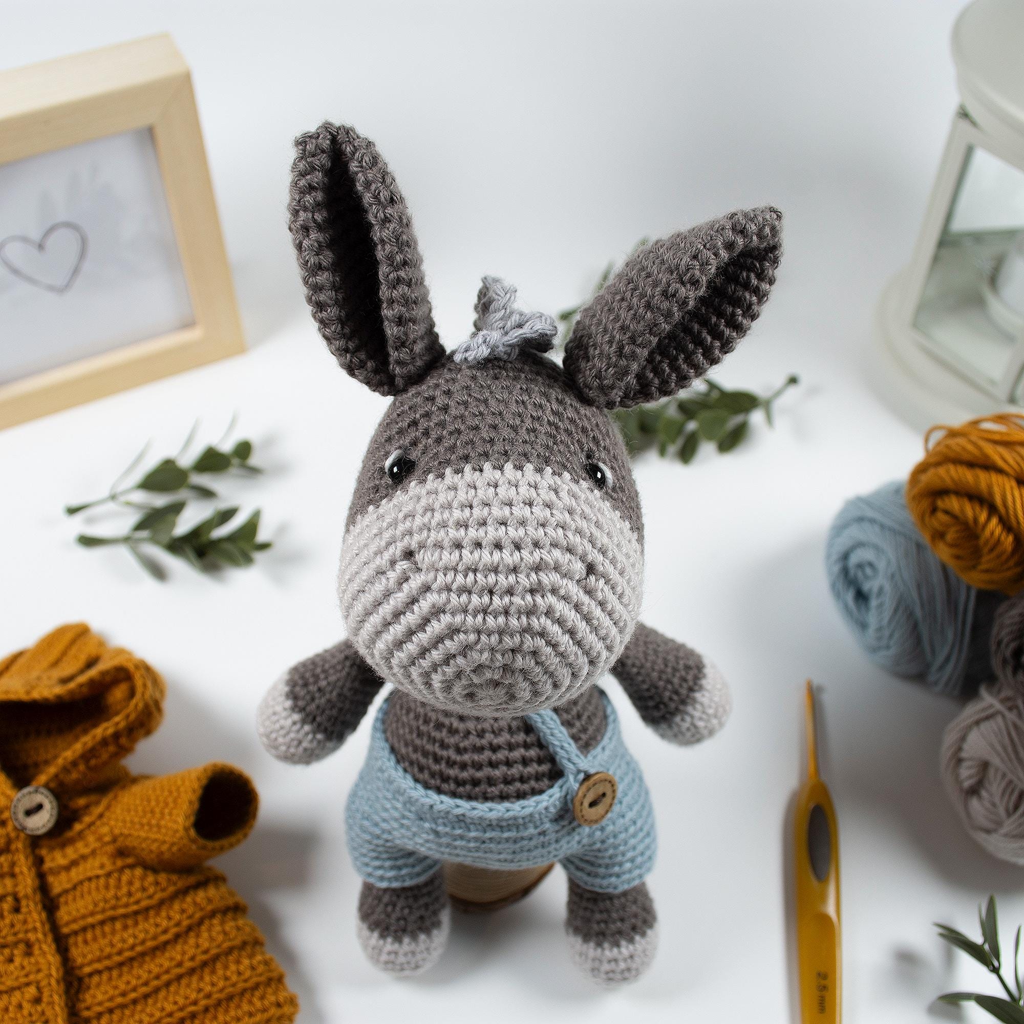 40 Amigurumi Crochet Patterns Worth Considering for Your Next Handmade Project 22 Baby Donkey Amigurumi Crochet Pattern