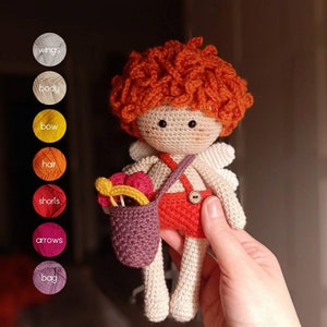 Sweet Cupid Amigurumi Crochet Pattern: Valentine&#39;s Day Toy (PDF Pattern)