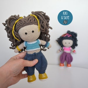 Yoga Puppe Häkelanleitung, Fitness Puppe Amigurumi Häkelanleitung, Plüschtier häkeln
