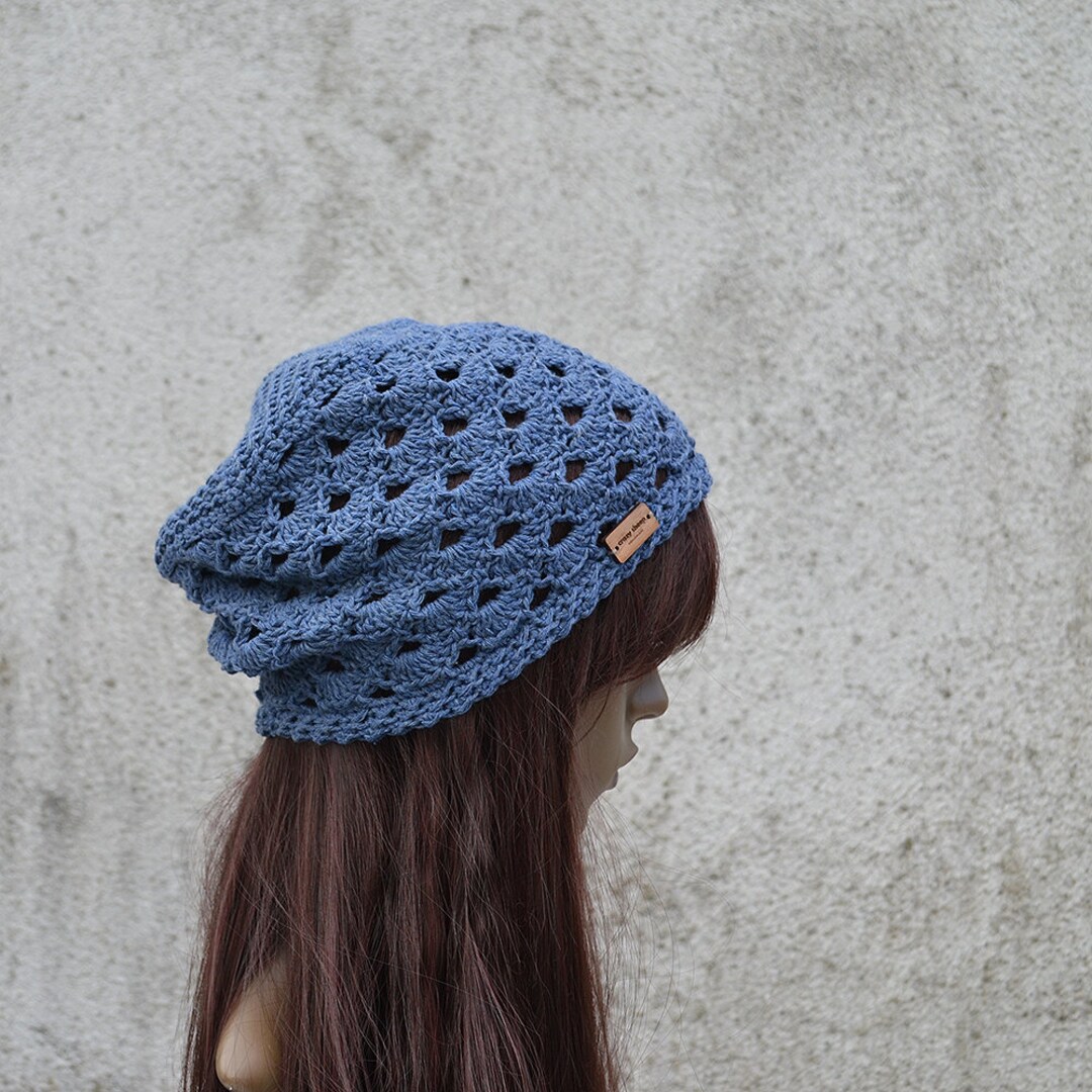 Summer Boho Slouchy Hat Crochet Pattern – Easy PDF - Etsy