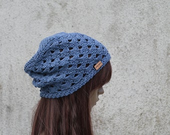 Summer Boho Slouchy Hat Crochet Pattern – Easy PDF