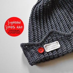 Jughead Jones Beanie Crochet Pattern, Whoopee Cap Crochet Pattern, Riverdale Hat Crochet Pattern, Jughead Jones Hat Crochet Pattern