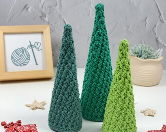Alpine Christmas Tree Crochet Pattern - Easy Amigurumi (PDF Download)