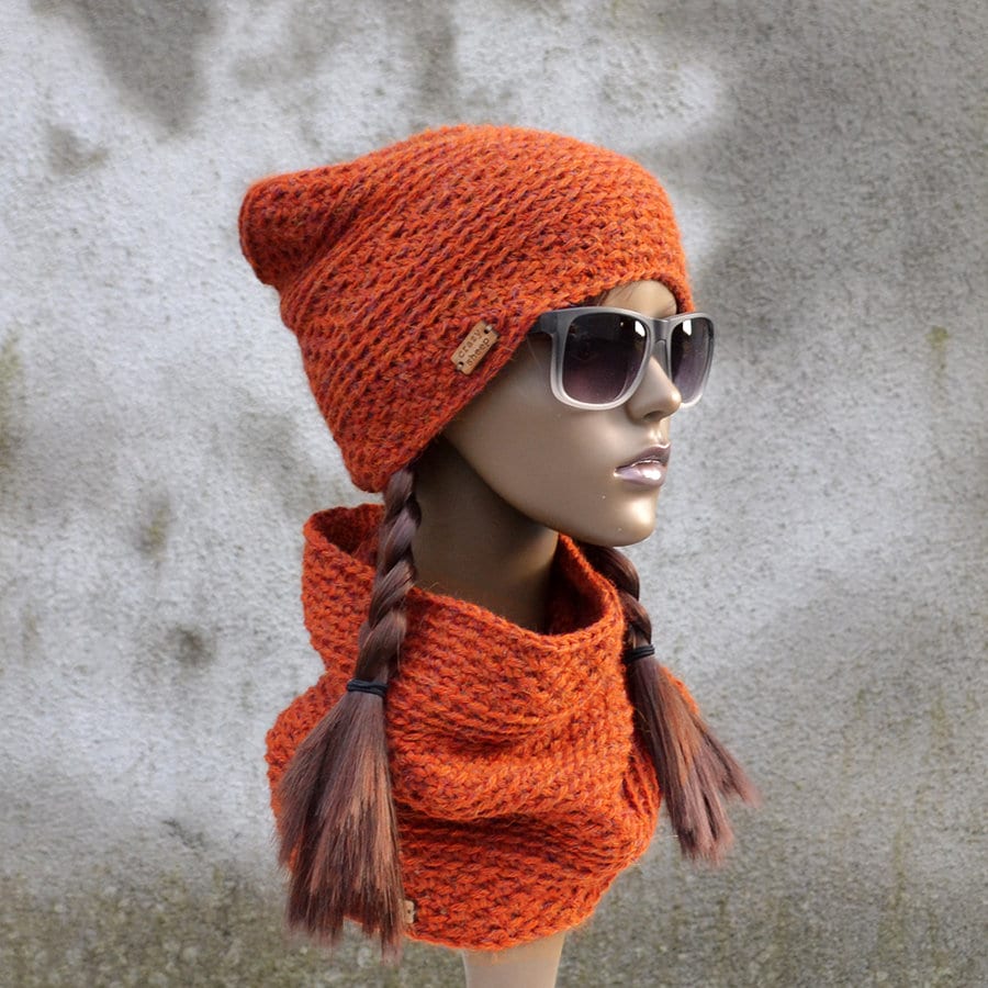 Alpaca Winter Set Crochet Pattern: Easy Hat & Neckwarmer