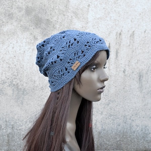 Lacy Slouchy Hat Crochet Pattern: Boho Summer Style (PDF Pattern)