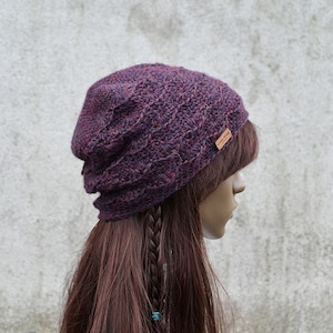 Lacy Alpaca Winter Hat Crochet Pattern: Easy Beginner Shell Stitch (PDF Pattern)