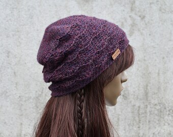 Lacy Alpaca Winter Hat Crochet Pattern: Easy Beginner Shell Stitch (PDF Pattern)