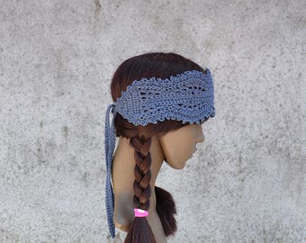Boho Headband Crochet Pattern: Lacy Hippie Style (PDF Pattern)
