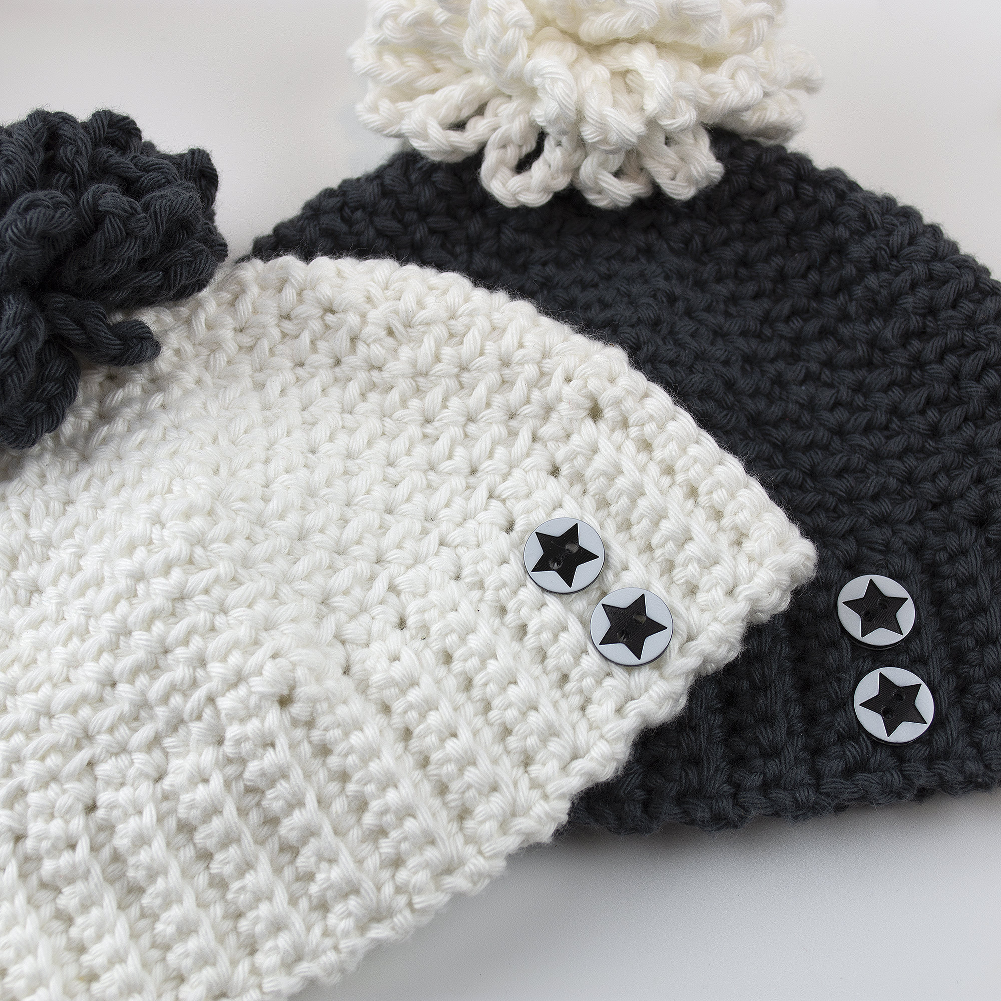 30 Unique Crochet Hats That Are Sure To Amaze You! 30 Pompom Textured Hat in Many Sizes