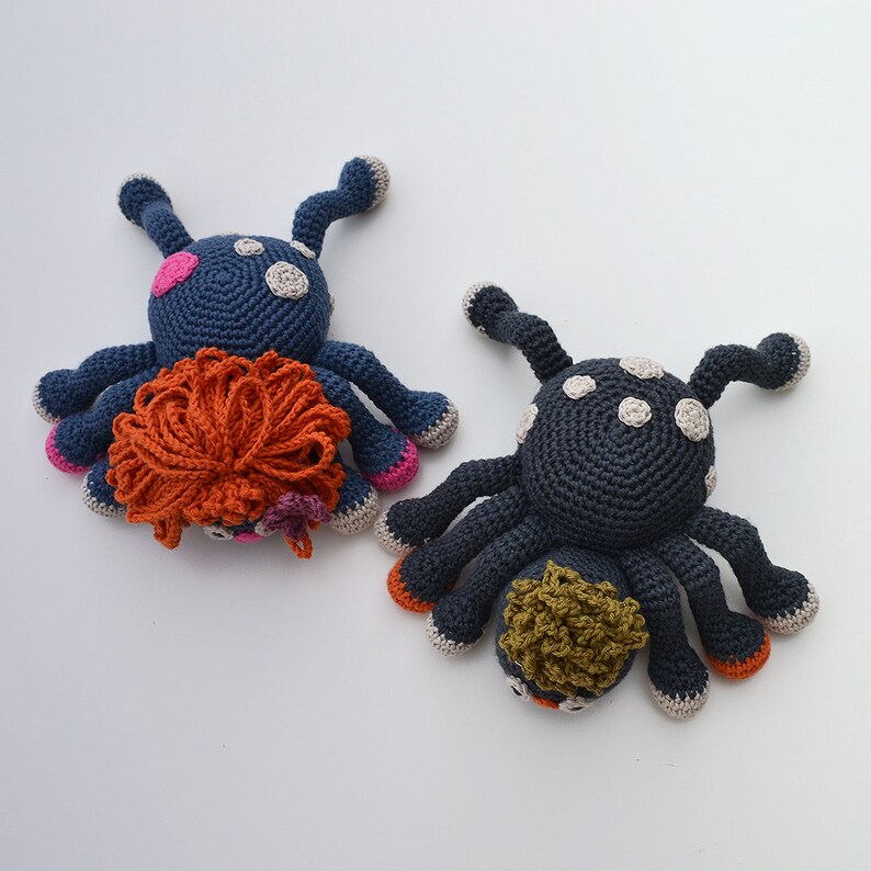 Spider Crochet Pattern, Halloween Crochet Pattern, Halloween Amigurumi, Soft Toys Spider Crochet Pattern, Easy Halloween Crochet Pattern image 1
