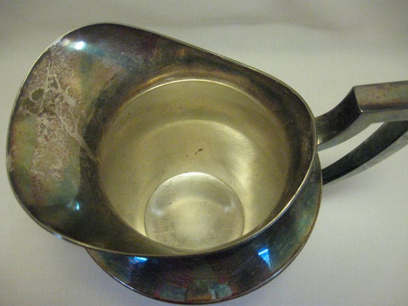 Silver Plate Hallmark Silver Smith UJEP H96 Silver Plate Pitcher Jug Hunt Hallmark Hunt Hallmark Co 1900-1954 image 5
