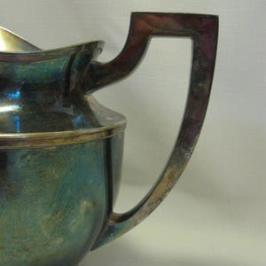 Silver Plate Hallmark Silver Smith UJEP H96 Silver Plate Pitcher Jug Hunt Hallmark Hunt Hallmark Co 1900-1954 image 2