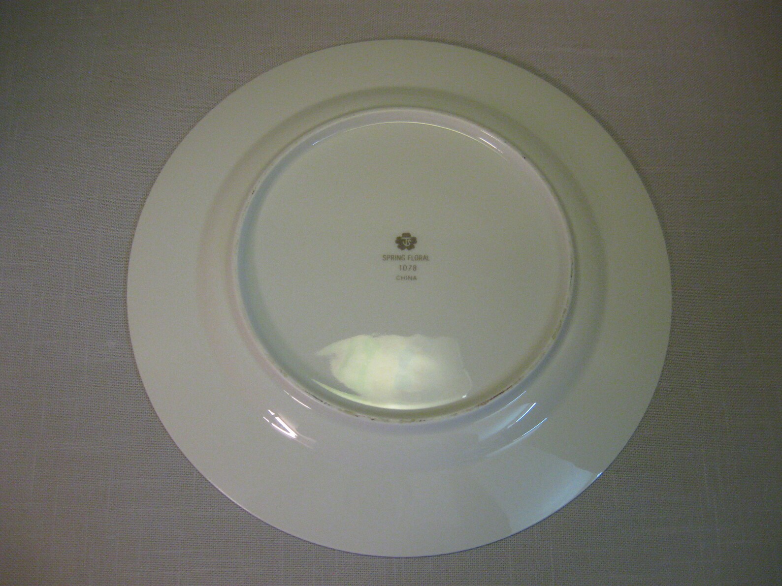 China Spring Floral Dinner Plates 1087 Qty 4 Pink Blue Etsy