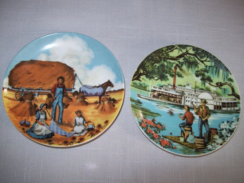 Collector Plates Avon American Portraits Midwest & South 1985 image 1