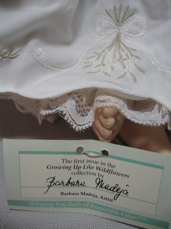 Doll Porcelain Name Annie Growing up Like Wild Flowers Collections