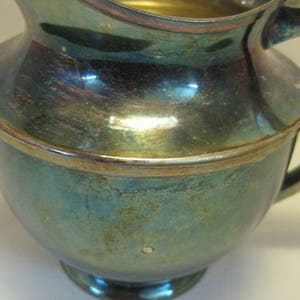 Silver Plate Hallmark Silver Smith UJEP H96 Silver Plate Pitcher Jug Hunt Hallmark Hunt Hallmark Co 1900-1954 image 4