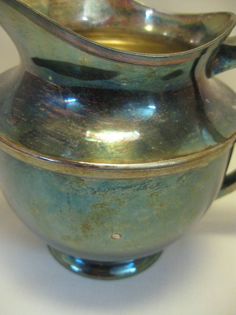 Silver Plate Hallmark Silver Smith UJEP H96 Silver Plate Pitcher Jug Hunt Hallmark Hunt Hallmark Co 1900-1954 image 4