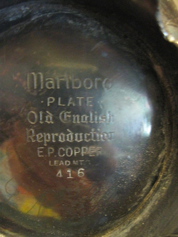 Silver Plate Sugar Bowl Old English Reproduction Marlboro Morton