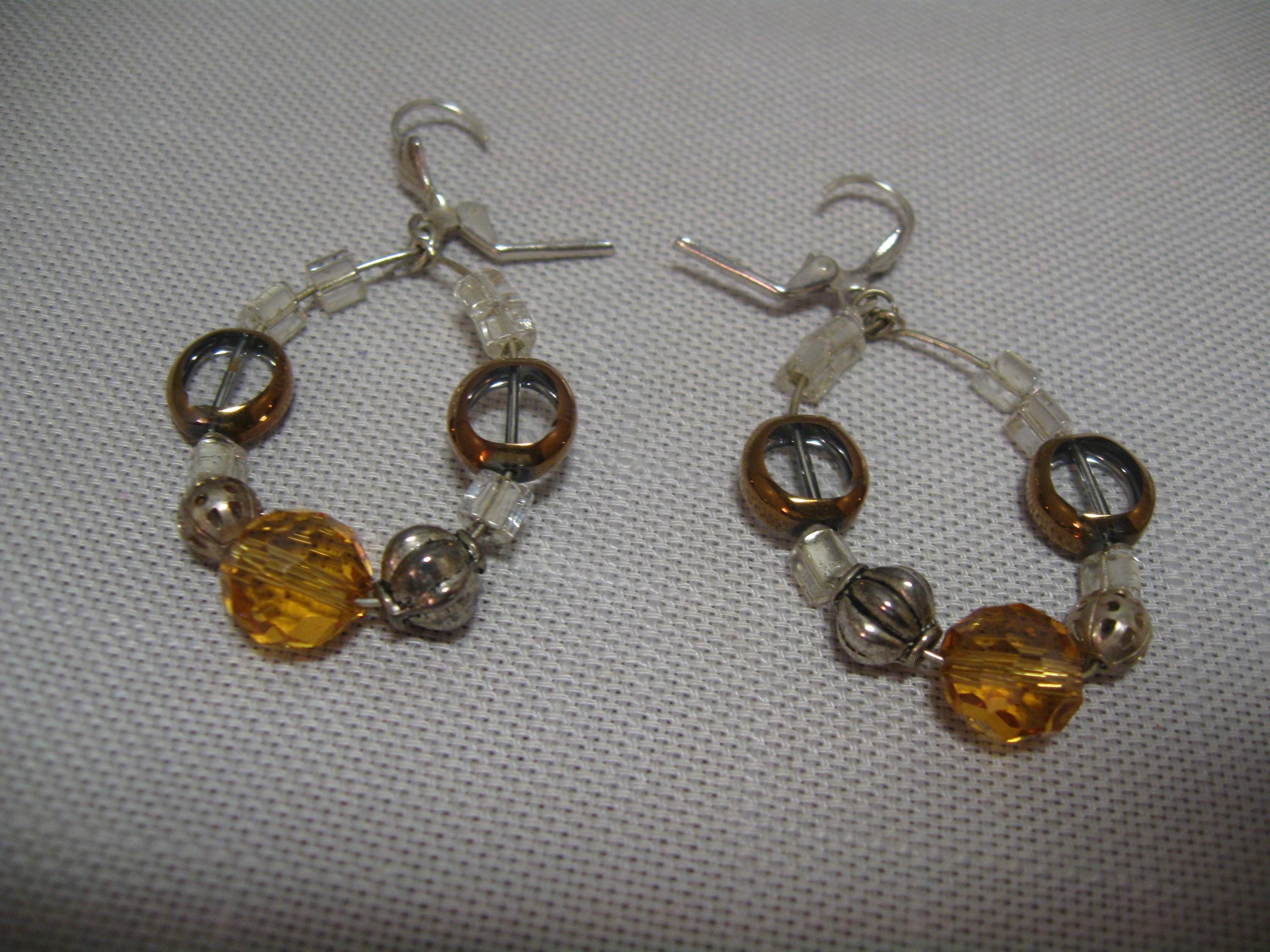 Orecchini A Cerchio Canna Tubolare ø 23 Mm Con Chiusura A Scattino Placcati Oro Giallo In Argento 925