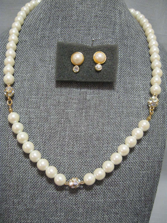 【Sentiments】NO.267 NECKLACE orginal pearl Chunky Pearl Torsade Necklace - Anne Klein