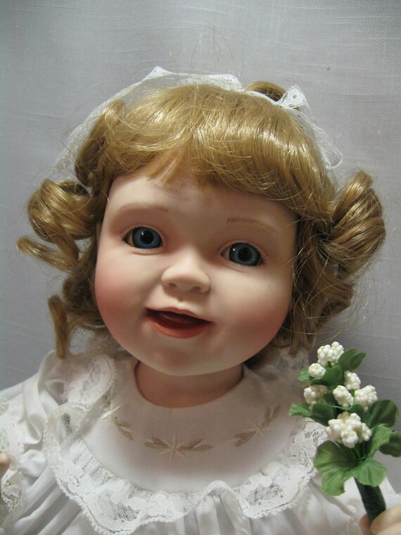 Doll Porcelain Name Annie Growing up Like Wild Flowers Collections
