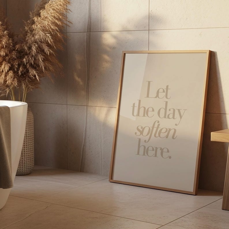 Sage Green Bathroom Wall Art Set of 3 Prints, Reset and Rinse Bathroom ...