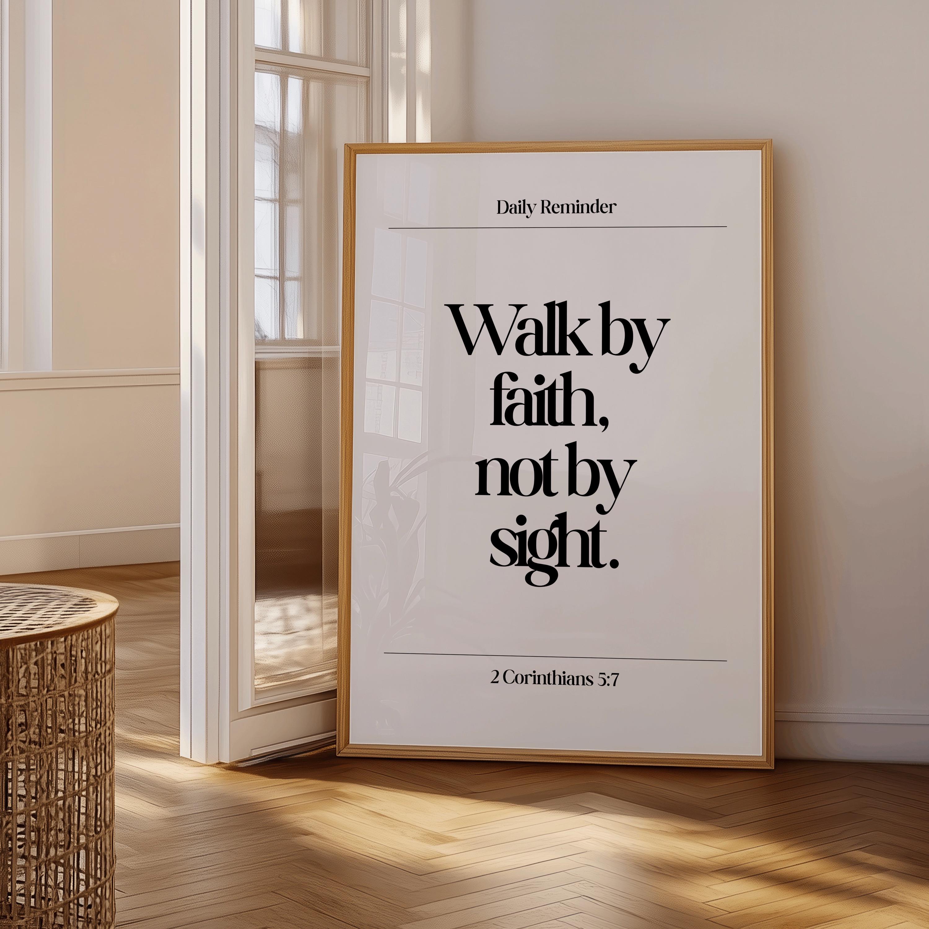 Christian Wall Art Set of 10 | Faith Quotes for Women | Modern ...