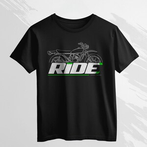 Motorcycle T-shirts for Kawasaki 100 G5 1972-1975 fans, Biker Tee