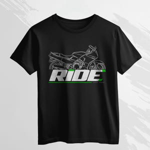 カワサキGPX750R＆Ninja 750R 1986-1990ファンのためのバイクTシャツ、バイカーTシャツ