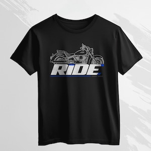 Motorcycle T-shirts Yamaha V-Star 1100 Classic Custom Silverado 1999-2011 fans, Biker Tee