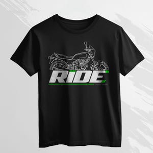 Motorcycle T-shirts for Kawasaki GPZ550 1981-1990 fans, Biker Tee