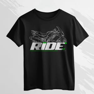Motorcycle T-shirts for Kawasaki GTR 1400 & Concours 14 2008-2022 fans, Biker Tee