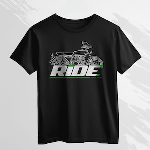 Motorcycle T-shirts for Kawasaki KV75 1976-1980 fans, Biker Tee