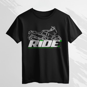 Motorcycle T-shirts for Kawasaki GPX400R 1987-1989 fans, Biker Tee