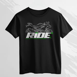 Motorcycle T-shirts for Kawasaki Ninja 400 & 500 fans, Biker Tee