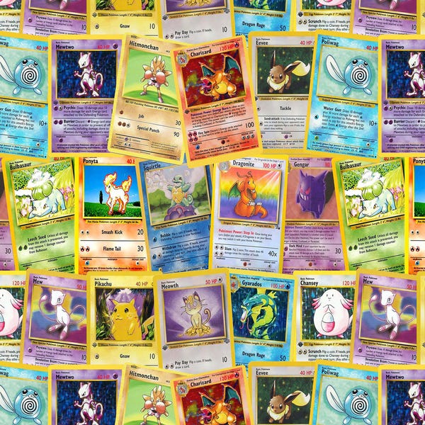 Pokemon Stoff, verkauft von Half-Yard, 100% Baumwollstoff