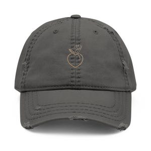 Distressed Dad Hat - Vintage Embroidered Cap, Casual Outdoor Hat, Adjustable Baseball Cap, Perfect Gift for Dads, Summer Accessories