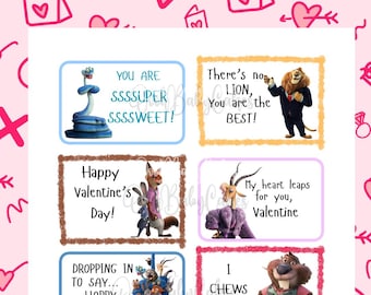 Zoo | Topia | Valentine's Day Cards | PDF Download