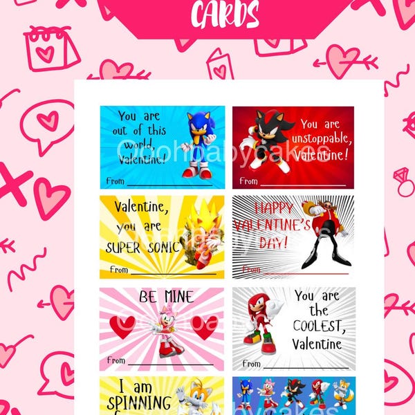 Sonic Valentines Day Png - Etsy