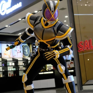 Kamen Rider Kaixa Armor Set – Custom Handmade Cosplay Costume Prop | Tokusatsu Armor Accessory