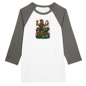 Unisex 3/4 sleeve Raglan T-shirt