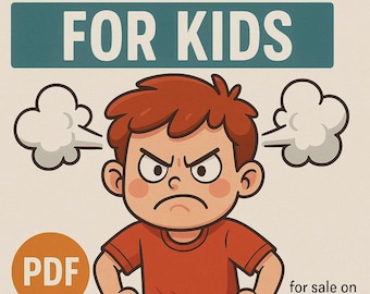 Anger Management Workbook for Kids | Emotional Regulation (PDF) PLR MRR