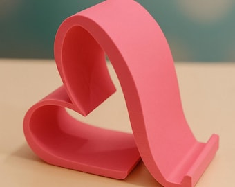 Supporto per telefono a forma di cuore • Grazioso accessorio da scrivania