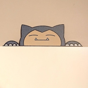Decoración para el marco de la puerta de Pokémon Snorlax