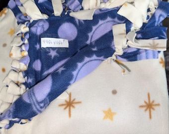 Fleece Tie Throw Blanket