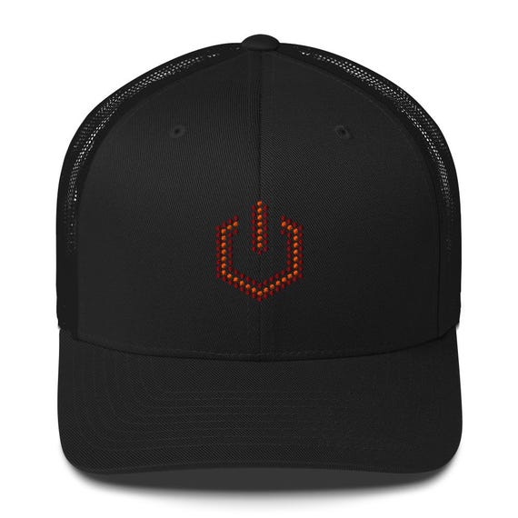 Power Button Trucker Cap