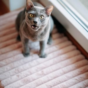 Anpassad sammetsfönsterbädd för katt, handgjord kattpinne, beställningsgjord kattfönsterstol, fönsterbädd, fönsterbräda