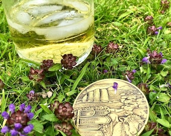 Irisches Sammlertoken der Kylemore Abtei-Serie, inspiriert vom legendären irischen Erbe