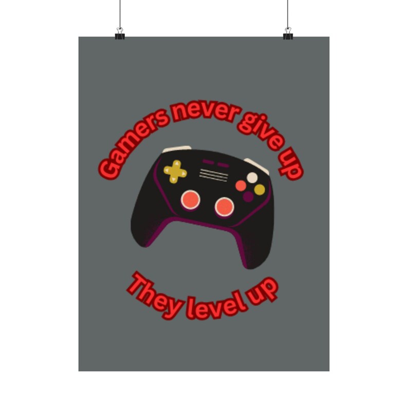 Gaming Message Poster Gaming Motivation Poster, Gamer Wall Art, Video Game Decor, Gift for ...